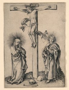 Christ sur la croix avec Marie et Jean
