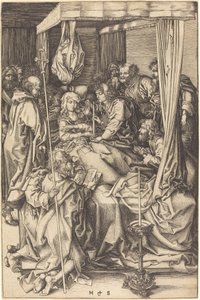 La Mort de la Vierge - Martin Schongauer