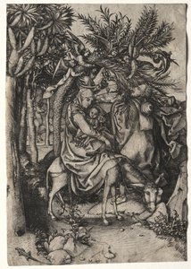 Fuite en Égypte - Martin Schongauer