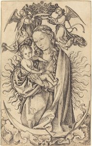 Madone sur le Croissant - Martin Schongauer