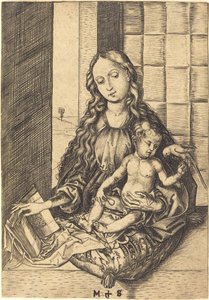 Madone avec un Perroquet - Martin Schongauer