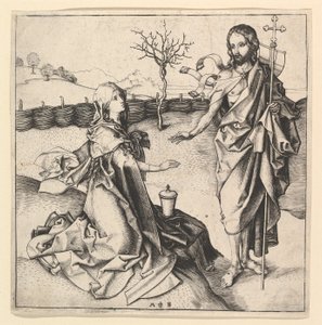 Noli me Tangere, vers 1435-1491 - Martin Schongauer