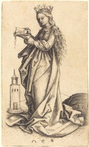 Sainte Barbe - Martin Schongauer