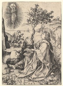Saint Jean à Patmos, ca. 1435-1491 - Martin Schongauer