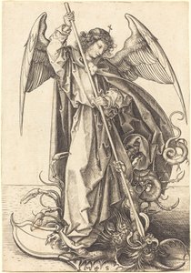 Saint Michel terrassant le dragon - Martin Schongauer