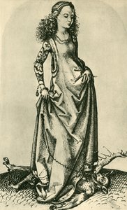 Sainte Marguerite piétinant un démon