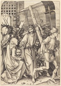 Le Portement de Croix avec Sainte Véronique - Martin Schongauer