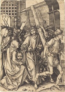 Le Portement de Croix avec Sainte Véronique - Martin Schongauer