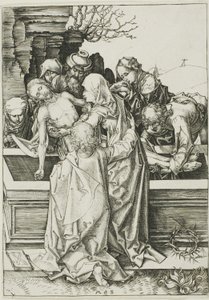 La mise au tombeau - Martin Schongauer