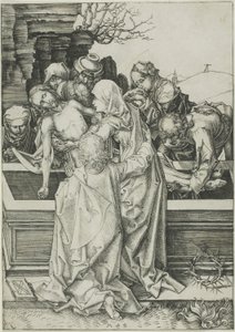 La Mise au tombeau, de La Passion - Martin Schongauer