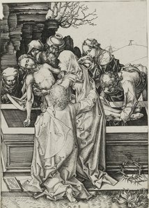 La Mise au tombeau, fin 15ème siècle - Martin Schongauer