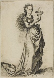 La première vierge sage - Martin Schongauer