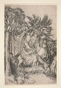 La fuite en Égypte - Martin Schongauer