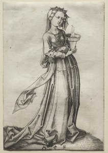 La quatrième vierge sage - Martin Schongauer