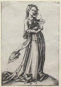 La quatrième vierge sage - Martin Schongauer