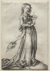 La quatrième vierge sage - Martin Schongauer