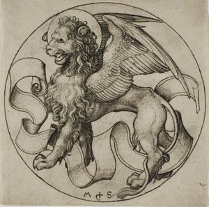 Le Lion de Saint Marc - Martin Schongauer