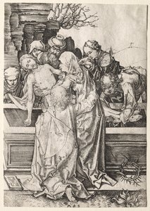 La Passion : La mise au tombeau - Martin Schongauer