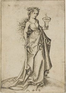 La deuxième vierge sage - Martin Schongauer