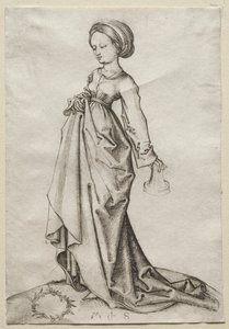 La deuxième des vierges folles - Martin Schongauer