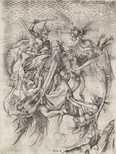Les Tribulations de Saint Antoine, fin du 15ème siècle - Martin Schongauer