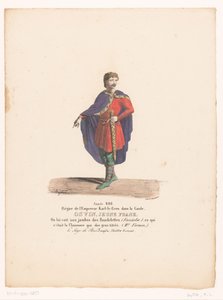 Costume du jeune Frank Osvin de la tragédie Le Siège de Paris - Martin Sylvestre Baptiste