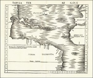 1513 Tabula Terre Nine - Martin Waldseemuller