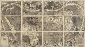 Carte du monde Universalis Cosmographia, 1507