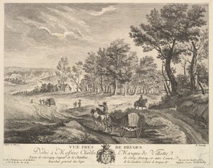Vue près de Bruges - Martin de Monchy
