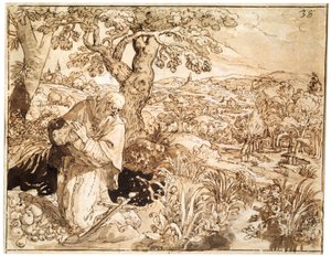 Un ermite, 1585-1586 - Maarten de Vos