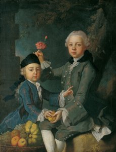 Double portrait de Leopold et Vinzenz Ruard - Martin van Meytens d. J.