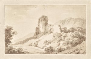 Paysage avec ruine - Martin von Molitor