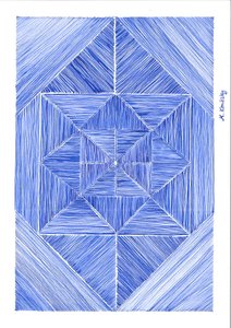 Encre bleue