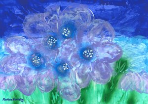 Fleurs Pervenche Bourrache - Martina Konitzky