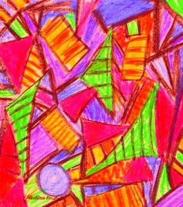Vitraux colorés