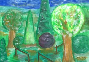 Le jardin après la pluie - Martina Konitzky