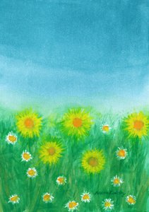 La prairie printanière - Martina Konitzky