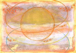 Années-lumière éloignées 3 ellipses 1 cercle - Martina Konitzky