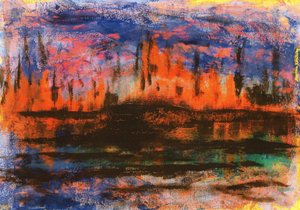 Reflets du soir sur l