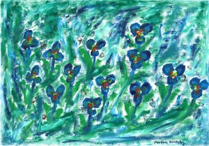 Prairie de violettes