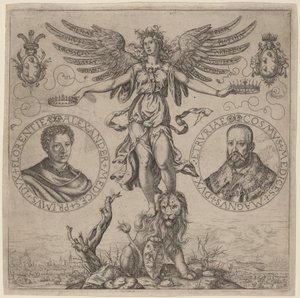 Alexandre de Médicis et Cosme de Médicis - Martino Rota