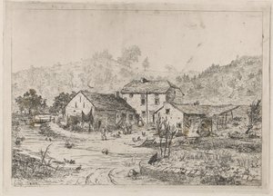 Ferme au bord de l