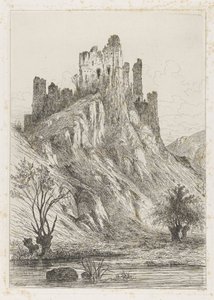 Ruine du château de Montaigle - Martinus Antonius Kuytenbrouwer jr.