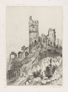 Tour du château de Falkenstein - Martinus Antonius Kuytenbrouwer jr.