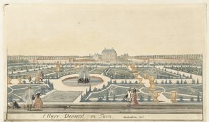 Vue de la maison De Voorst - Martinus Berkenboom