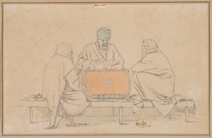 Un notaire turc et deux femmes - Martinus Rørbye