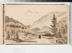 Paysage alpin - Martinus Rørbye