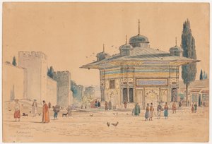 «Le puits à la porte du sérail. Constantinople» - Martinus Rørbye