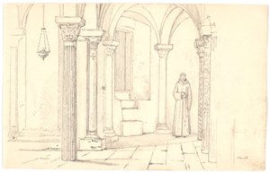 Crypte de la cathédrale, Otrante - Martinus Rørbye