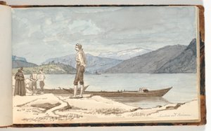 Un lieu de passage. Figures près des bateaux - Martinus Rørbye